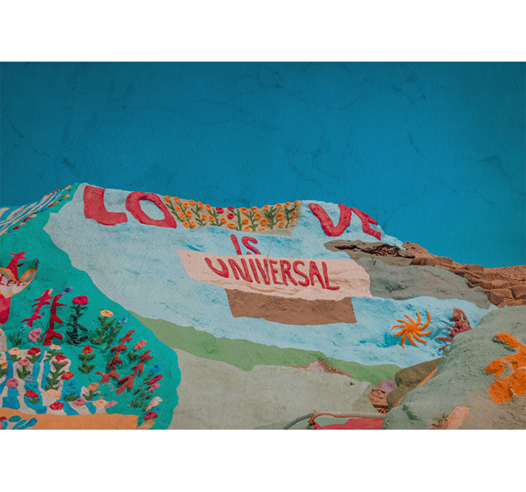 Fototapeta w serca miłość jest uniwersalna - TenStickers