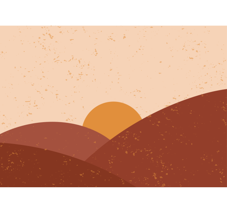 Fototapeta krajobraz zmierzch nad szczytami - TenStickers