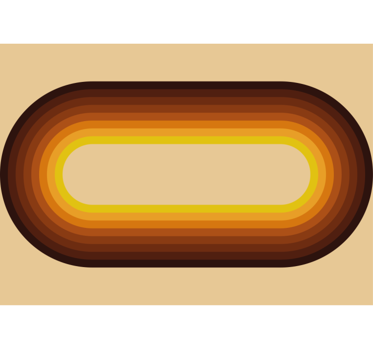 Fototapeta tekstury i wzory retro okrągły wzór - TenStickers