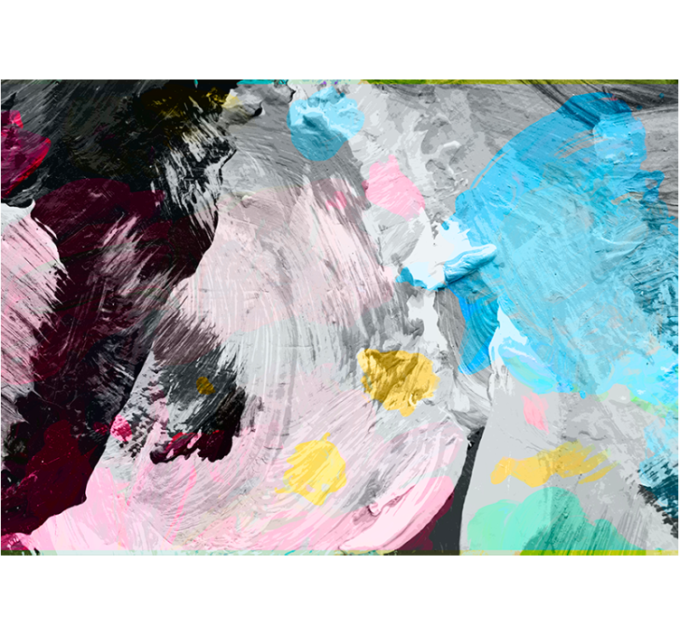 Fotoapeta abstrakcyjna dynamiczne pociągnięcia farbą - TenStickers