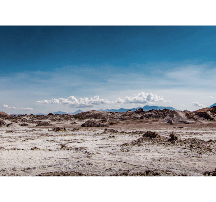 Fototapeta góry szczyty w terenie osuwiskowym - TenStickers