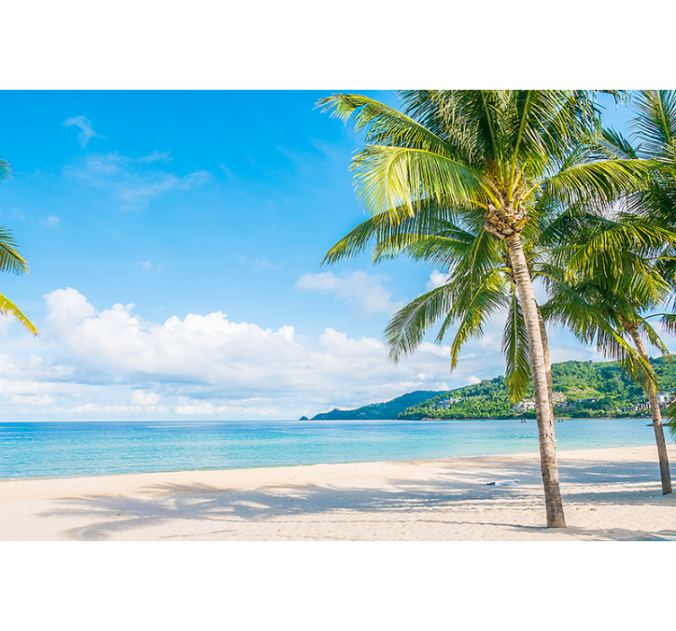 Fototapeta natura rajska plaża tropikalna - TenStickers