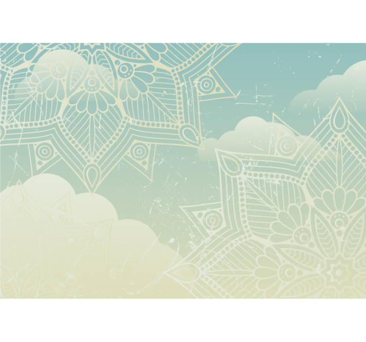 Fototapeta mandala złożony wzór geometryczny - TenStickers