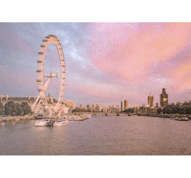 Fototapeta londyn widok na london eye - TenStickers