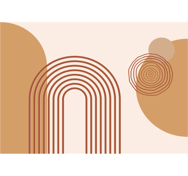 Fotoapeta abstrakcyjna z geometrycznymi liniami - TenStickers