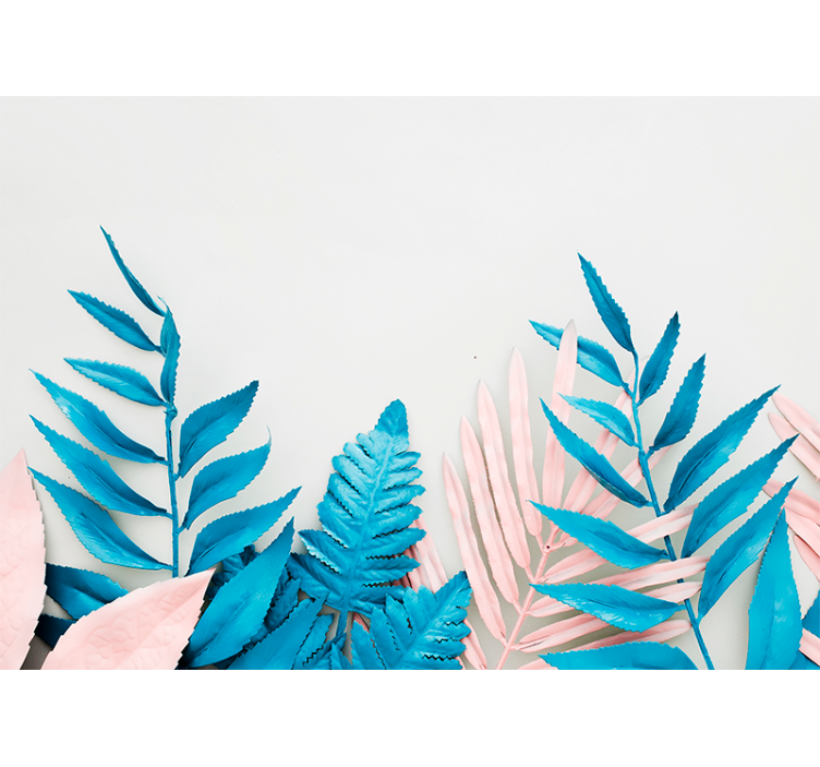 Fototapeta natura w tropikalne liście - TenStickers