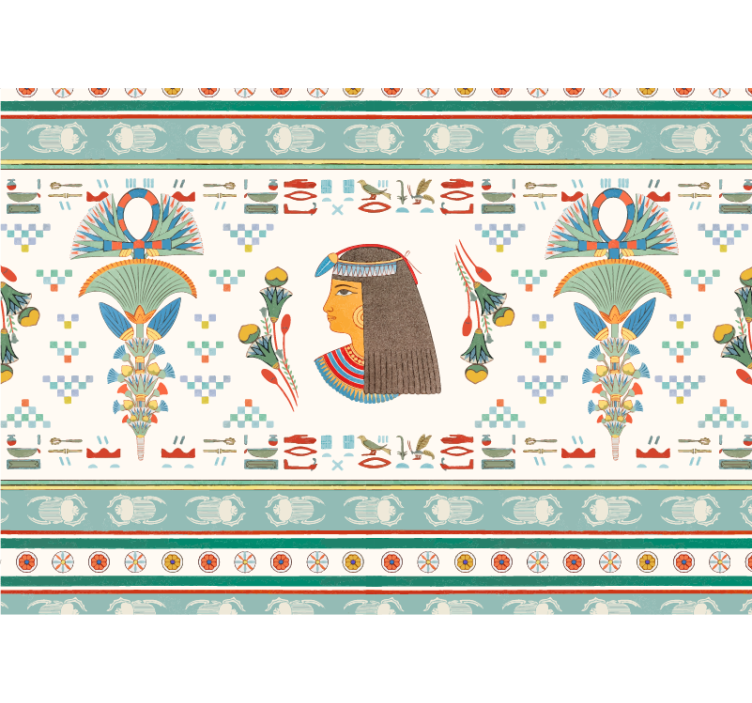 Fototapeta artystyczna profil egipskiej kobiety - TenStickers