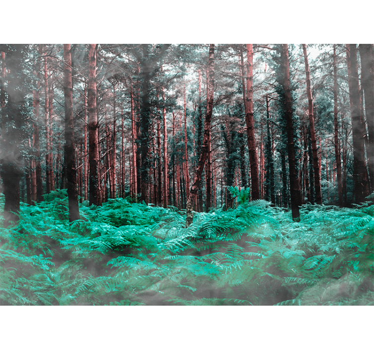 Fototapeta natura gęsta zielona dżungla - TenStickers