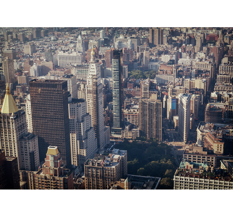 Fototapeta miasto widok na miasto - TenStickers