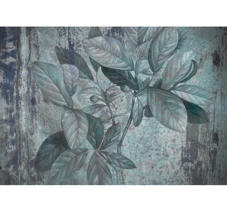 Fototapeta natura zielone liście pąków - TenStickers