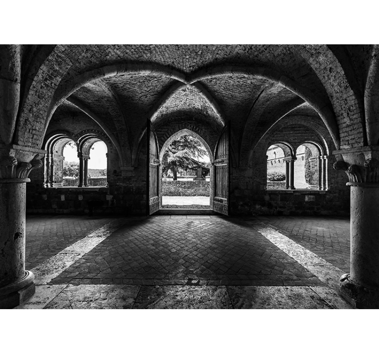 Fototapeta miasto widok na historyczny łuk - TenStickers