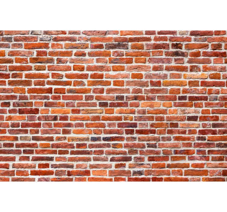 Fototapeta cegła w rustykalny wzór cegły - TenStickers