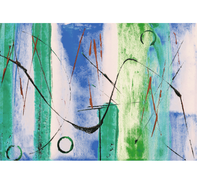 Fotoapeta abstrakcyjna z dynamicznymi liniami - TenStickers