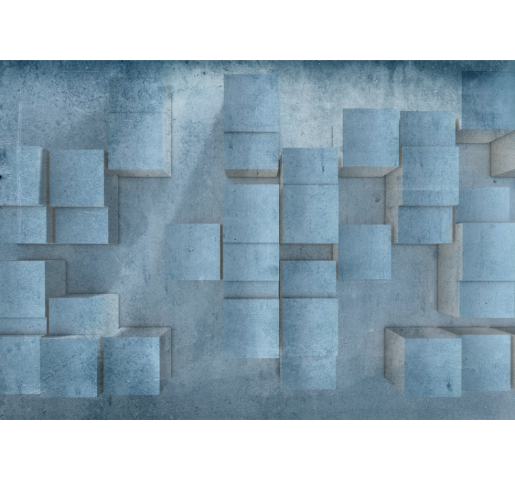 Fototapeta tekstury i wzory wzór geometrycznych bloków - TenStickers