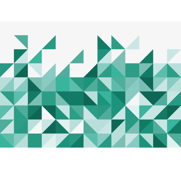 Fotoapeta abstrakcyjna z geometrycznym wzorem trójkątów - TenStickers