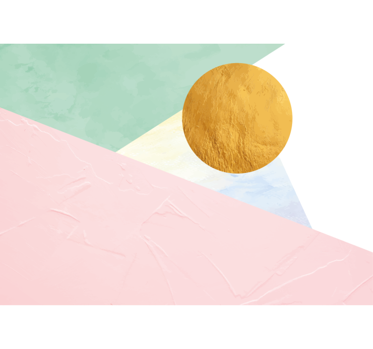 Fotoapeta abstrakcyjna eleganckie kształty geometryczne - TenStickers