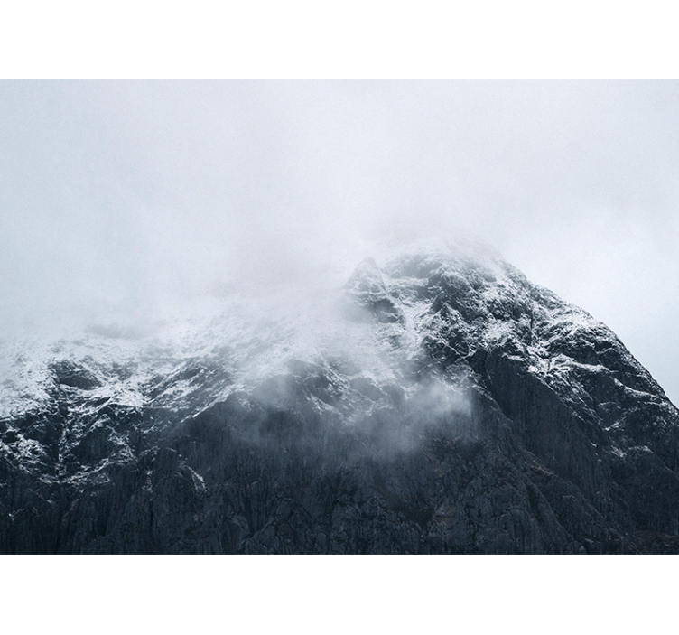 Fototapeta góry lodowy szczyt górski - TenStickers