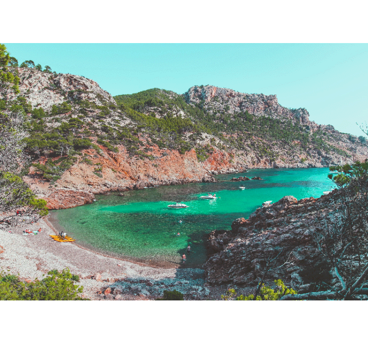 Fototapeta krajobraz zatoka nadmorska - TenStickers