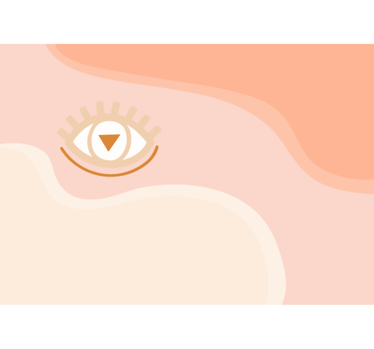 Fotoapeta abstrakcyjna z stylizowanym okiem - TenStickers