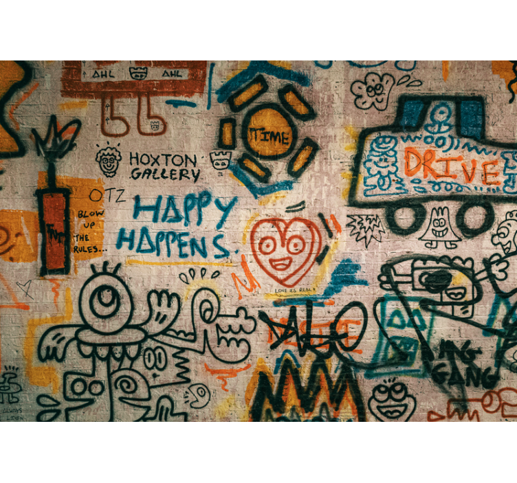 Fototapeta street art kolorowy street art - TenStickers