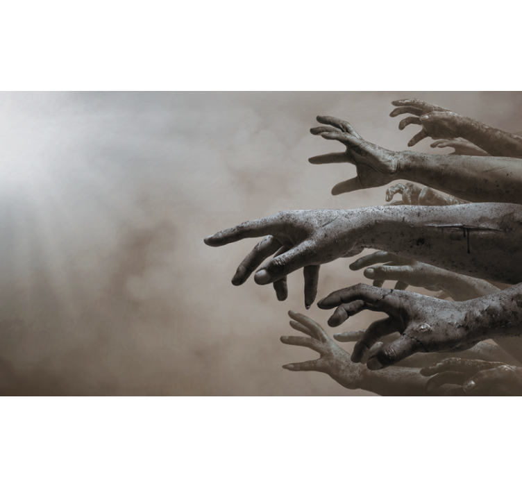 Fototapeta Halloween Ręce zombie - TenStickers