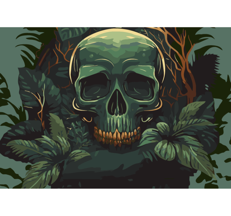 Fototapeta Głowa śmierci - TenStickers