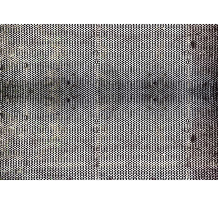 Fototapeta tekstury i wzory przebity metal - TenStickers