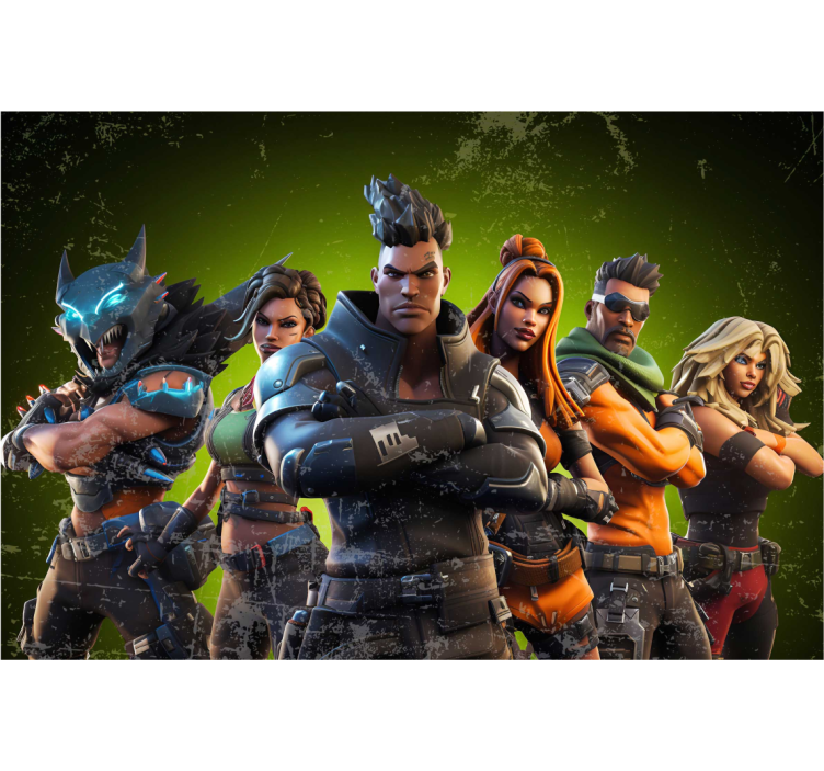 Fototapeta młodzieżowa epickie postacie z gry - TenStickers