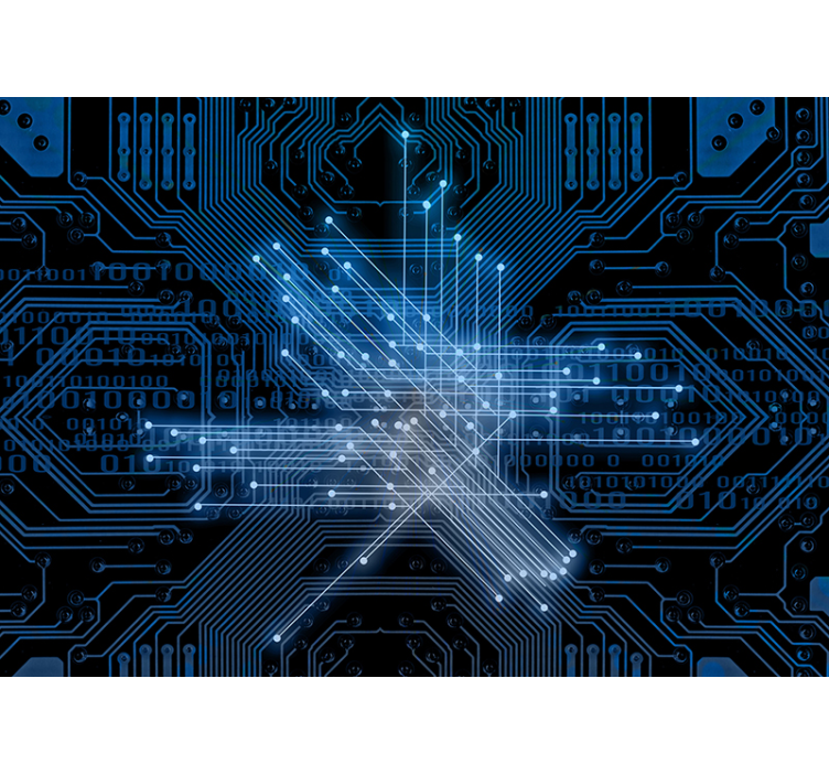 Fototapeta do sypialnia Połączenia - TenStickers