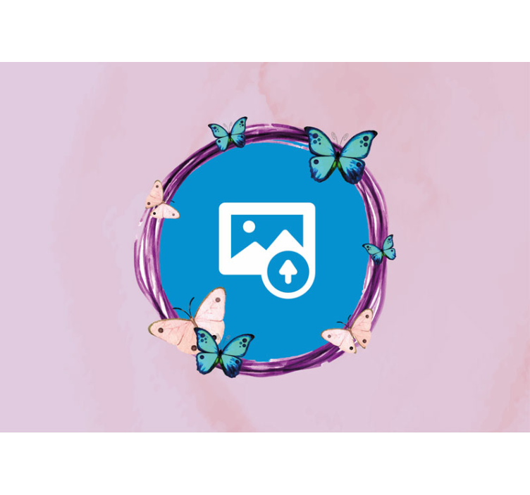 Fototapeta w kwiaty słonecznik z motylami - TenStickers