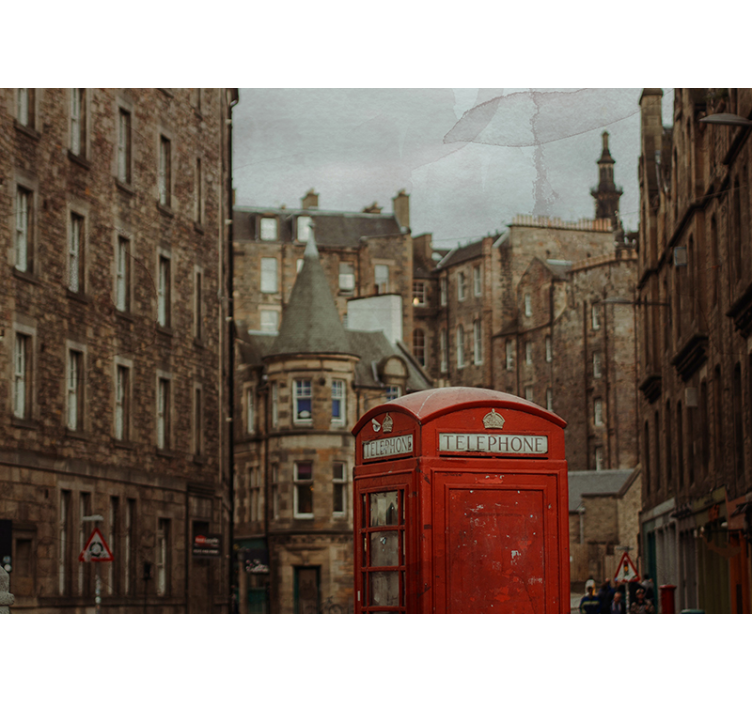Fototapeta londyn ikoniczna budka telefoniczna - TenStickers