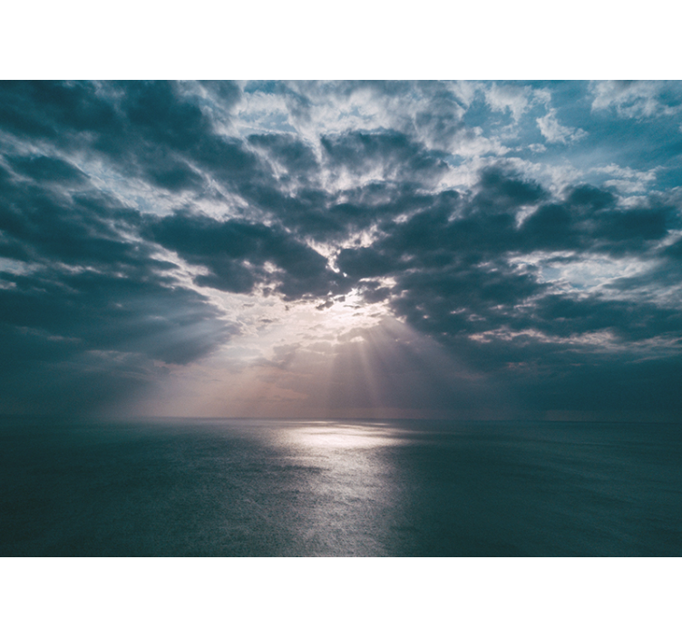 Fototapeta spacer przez chmury niebo - TenStickers