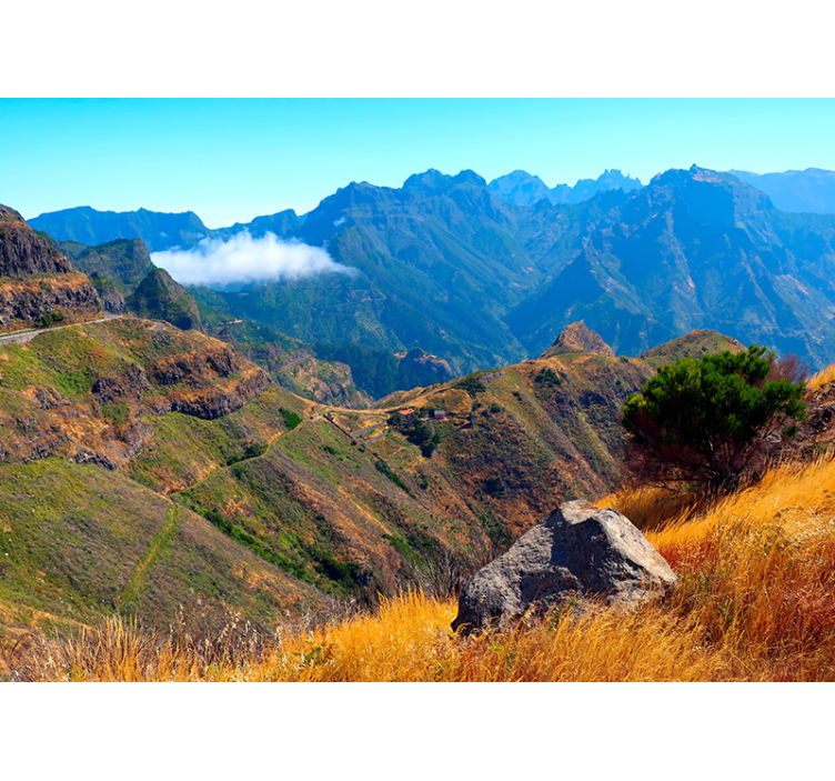 Fototapeta góry majestatyczny widok - TenStickers