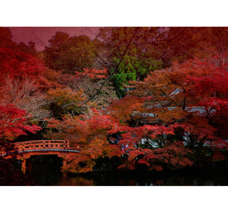 Fototapeta natura spokój jesieni - TenStickers