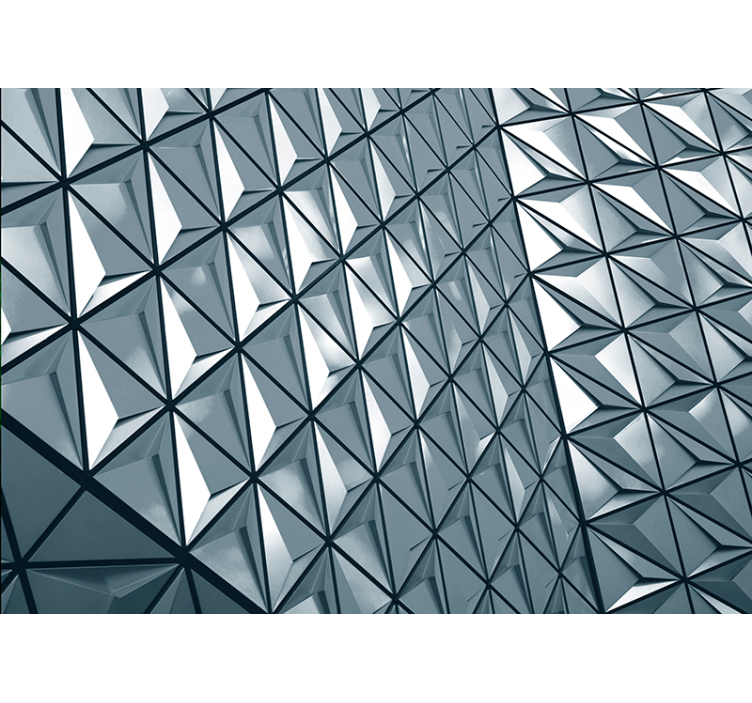 Fotoapeta abstrakcyjna powierzchnia o geometrycznym wzorze - TenStickers