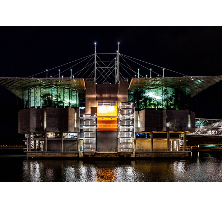 Fototapeta miasto futurystyczna architektura miejska - TenStickers