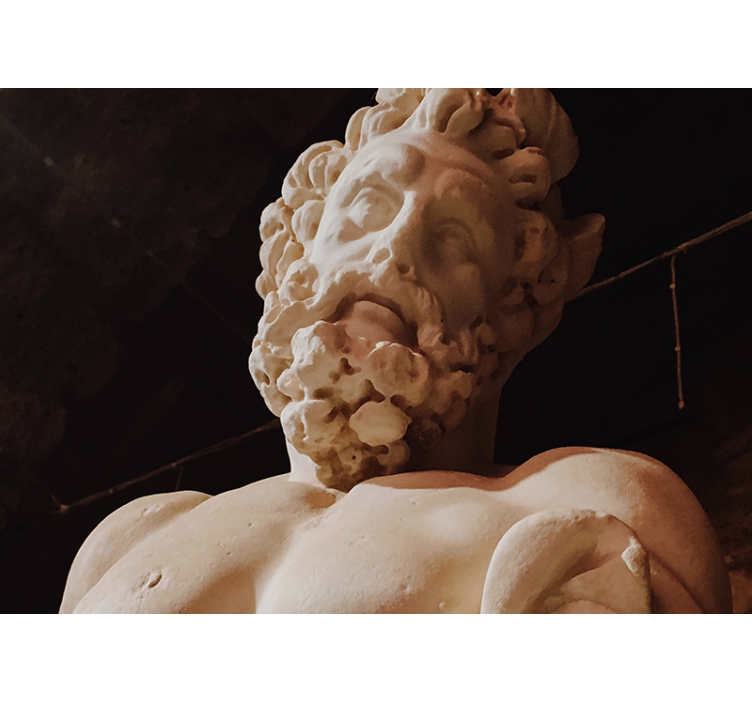 Fototapeta sztuka klasyczna detal klasycznej rzeźby - TenStickers