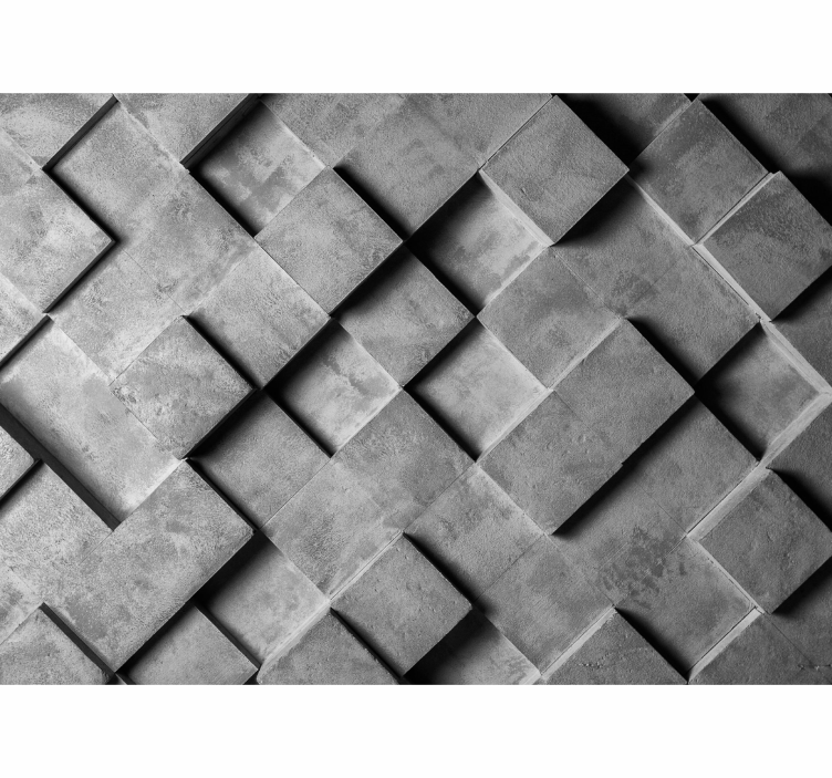 Fototapeta tekstury i wzory wzór geometryczny w szarości - TenStickers