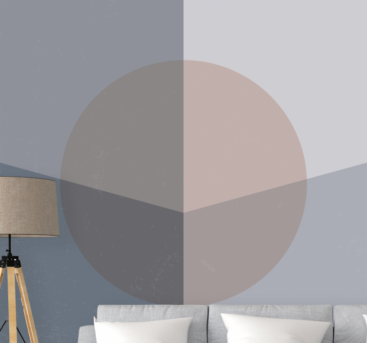 Fotoapeta abstrakcyjna wzór geometryczny okrągły - TenStickers