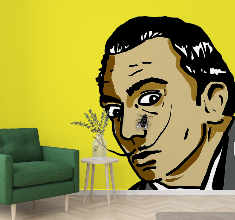 Fototapeta artystyczna surrealistyczne spotkanie portretowe - TenStickers