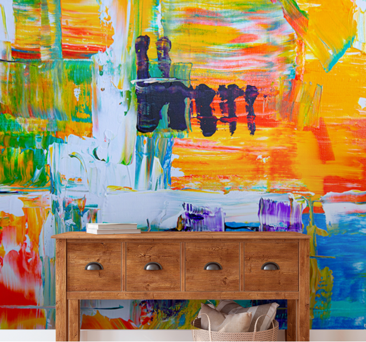 Fototapeta artystyczna Żywa abstrakcyjna kompozycja - TenStickers