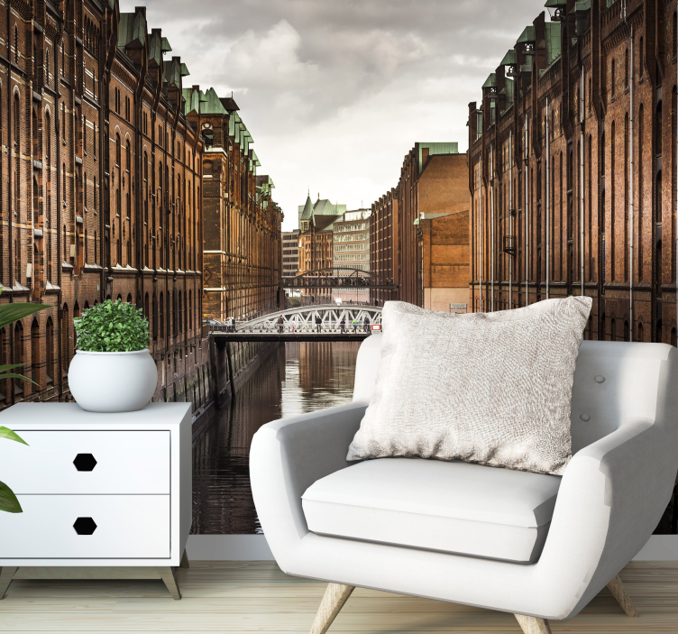 Fototapeta Berlin widok na historyczny kanał - TenStickers