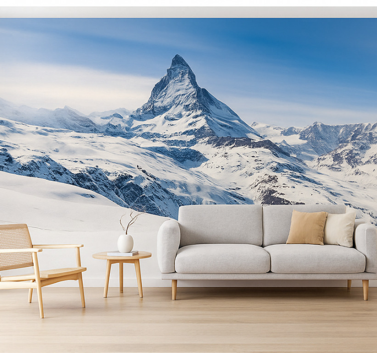 Fototapeta góry matterhorn, szwajcaria - TenStickers
