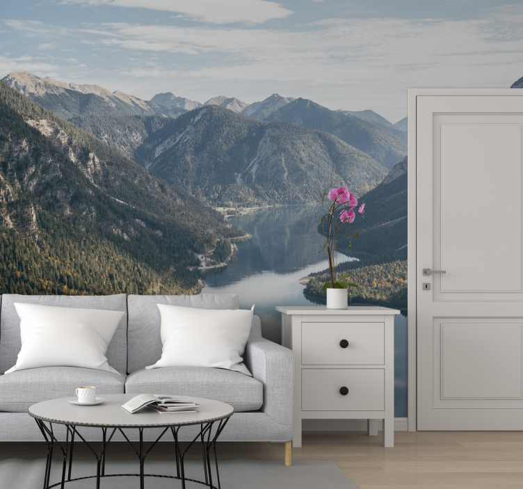 Fototapeta krajobraz majestatyczny widok na góry - TenStickers