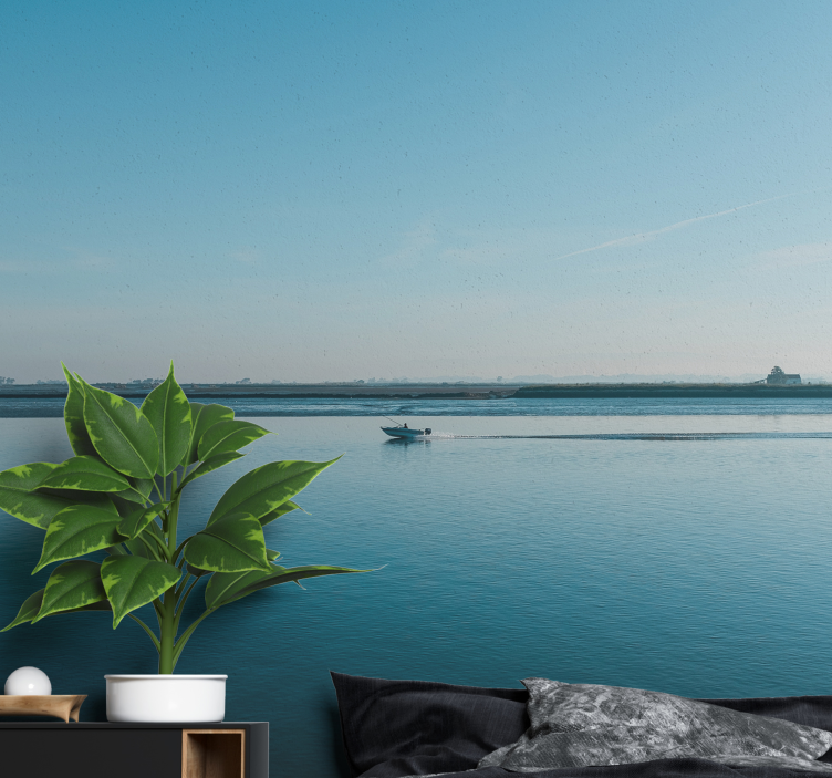 Fototapeta krajobraz spokojna scena wodna - TenStickers