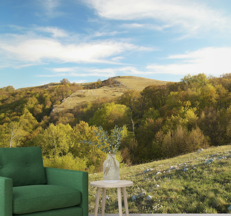 Fototapeta krajobraz wzgórza w rolling hills - TenStickers