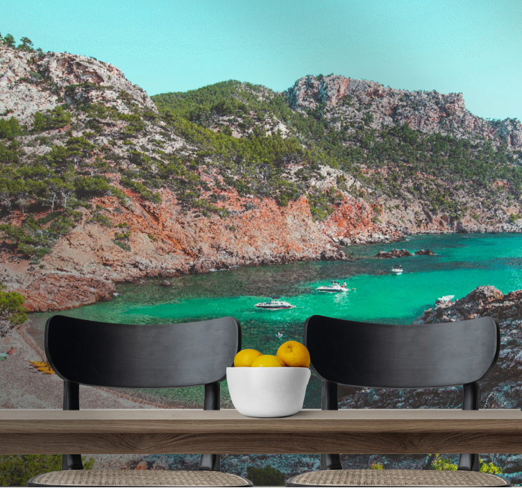 Fototapeta krajobraz zatoka nadmorska - TenStickers