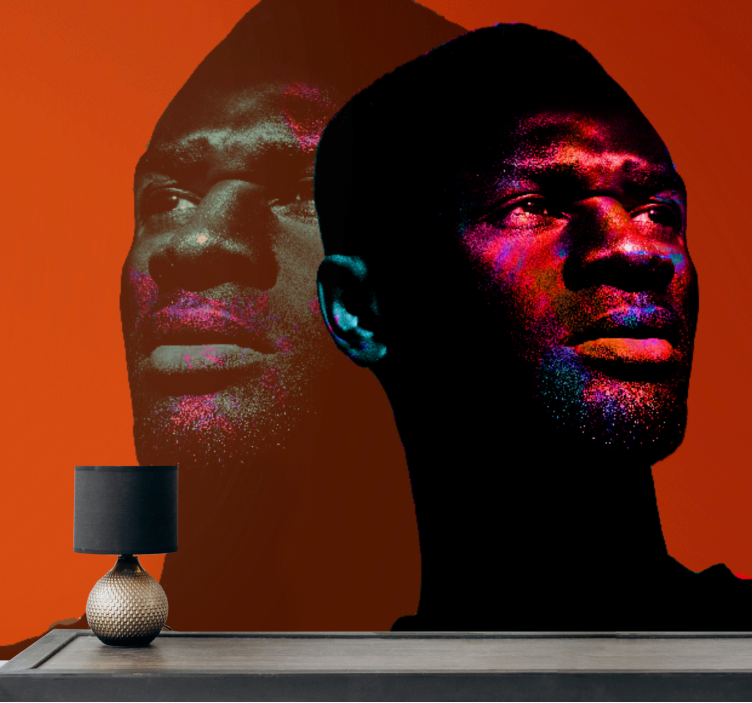 Fototapeta ludzie dynamiczne sylwetki portretowe - TenStickers