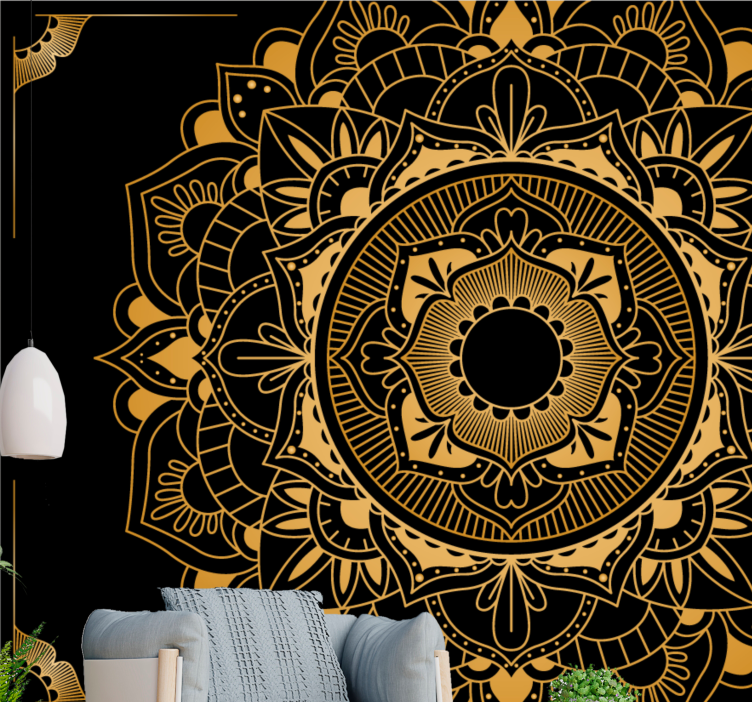 Fototapeta mandala w eleganckim wzorze - TenStickers
