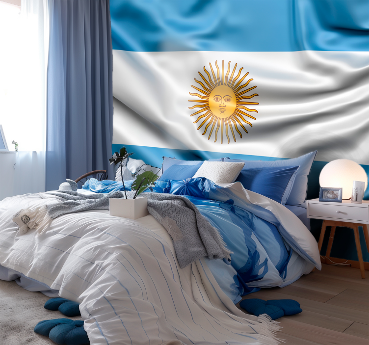 Fototapeta miasto flaga argentyńska - TenStickers